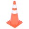Vestil Standard Duty Traffic Cone, PVC, 27.5 in Height, 14.125 Length, 6, Orange TC-28-SD-2R - alternate 1